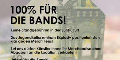 Keine Merch Fees im Explosiv