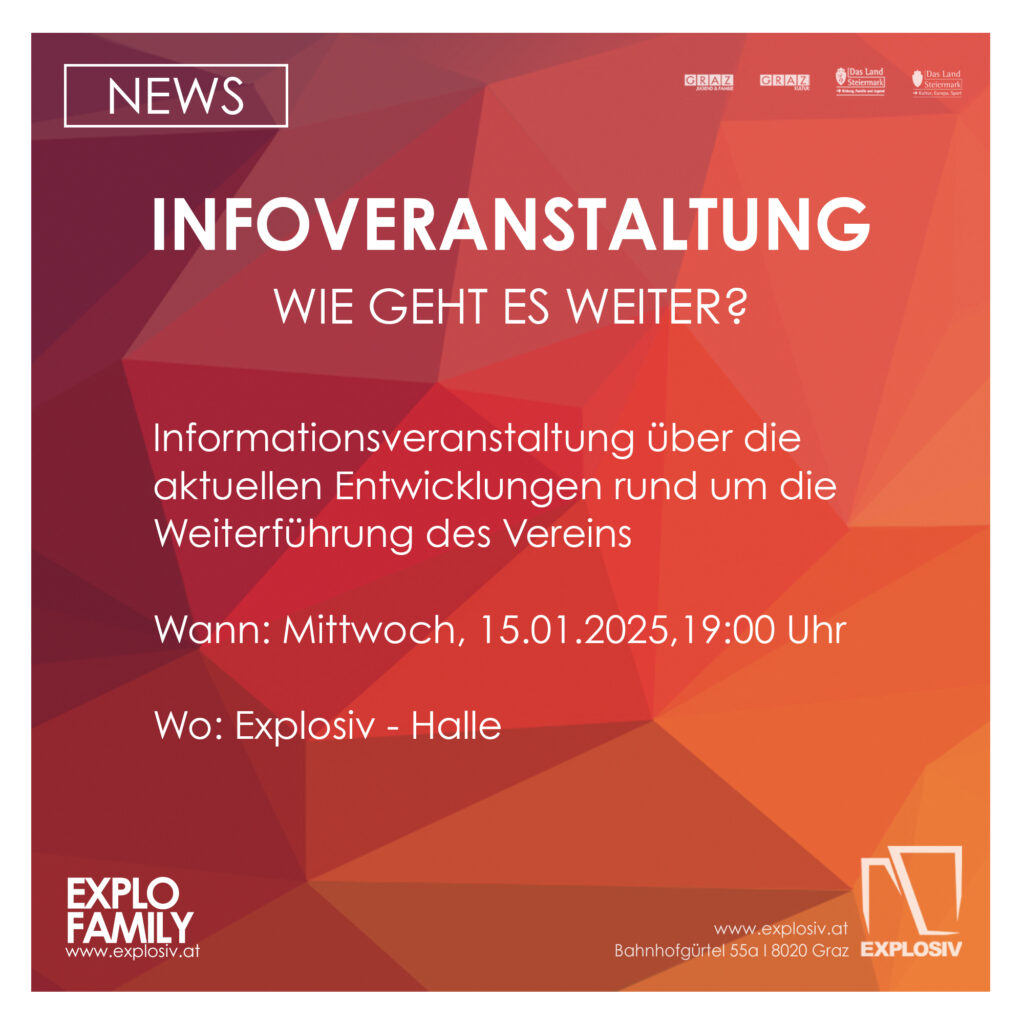 INFOVERANSTALTUNG – Wie geht es weiter